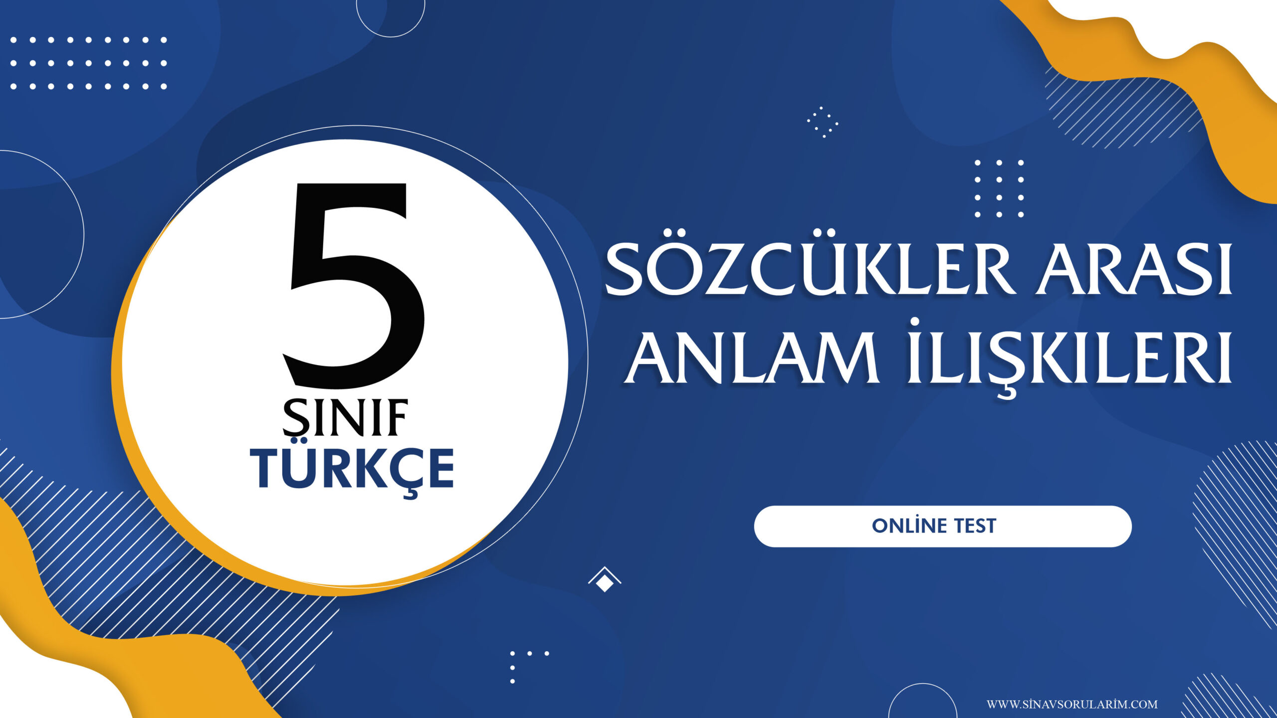 Sözcükler Arası Anlam İlişkileri