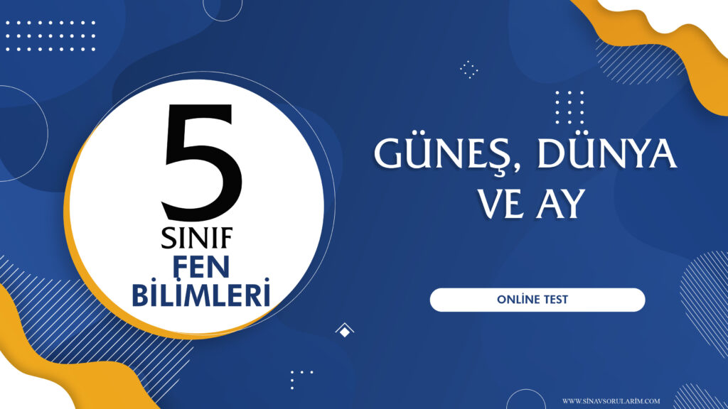 güneş dünya ve ay